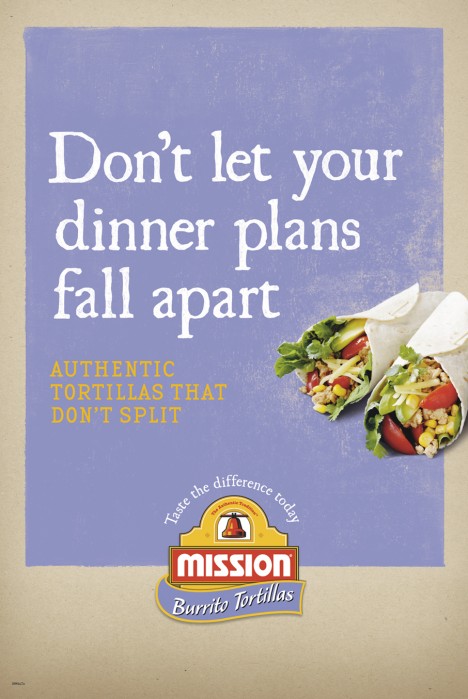 Mission Foods outdoor ad