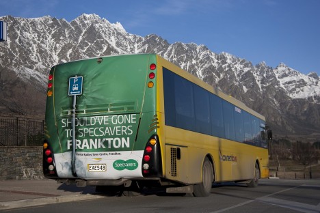 Specsavers bus back New Zealand