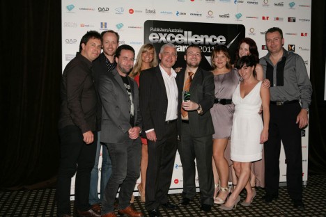 publishers australia awards team win