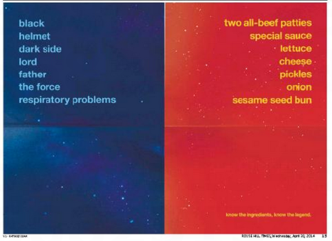 麦当劳运行一次媒体广告