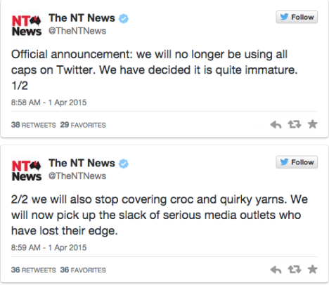 四月愚人节的NT消息