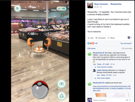 沃尔沃斯是为数不多的几个品牌,创造性地与玩家互动的机会。