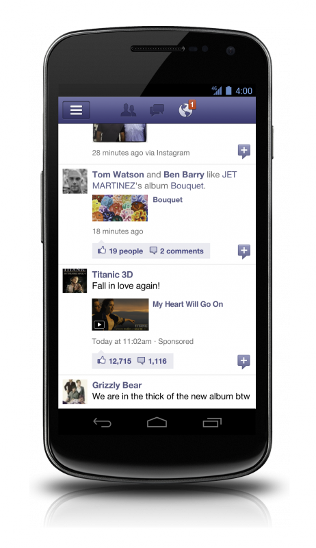 Facebook移动广告