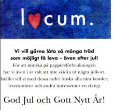 当地卡圣诞贺卡