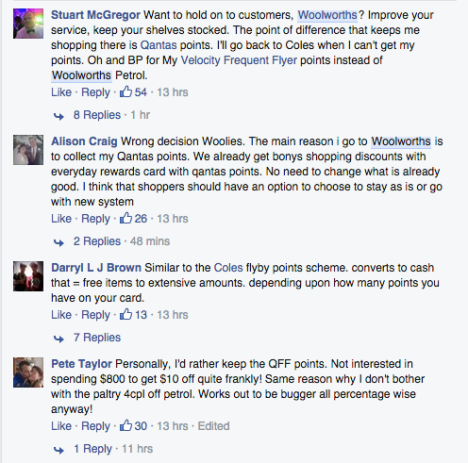 Woolworths QFF反弹