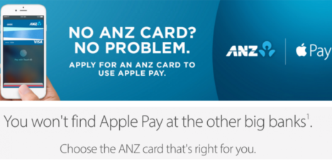 ANZ Apple Pay.